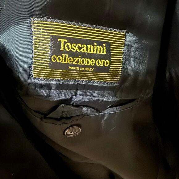 Toscanini Italian Tuxedo Jacket New Wool. Shawl Lapel. Estimate US 44R/EU 54 - Picture 6 of 11